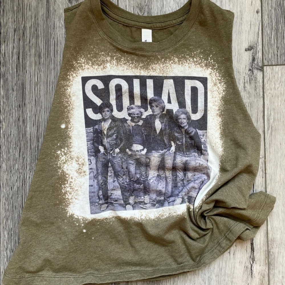 Golden Girls SQUAD crop tank